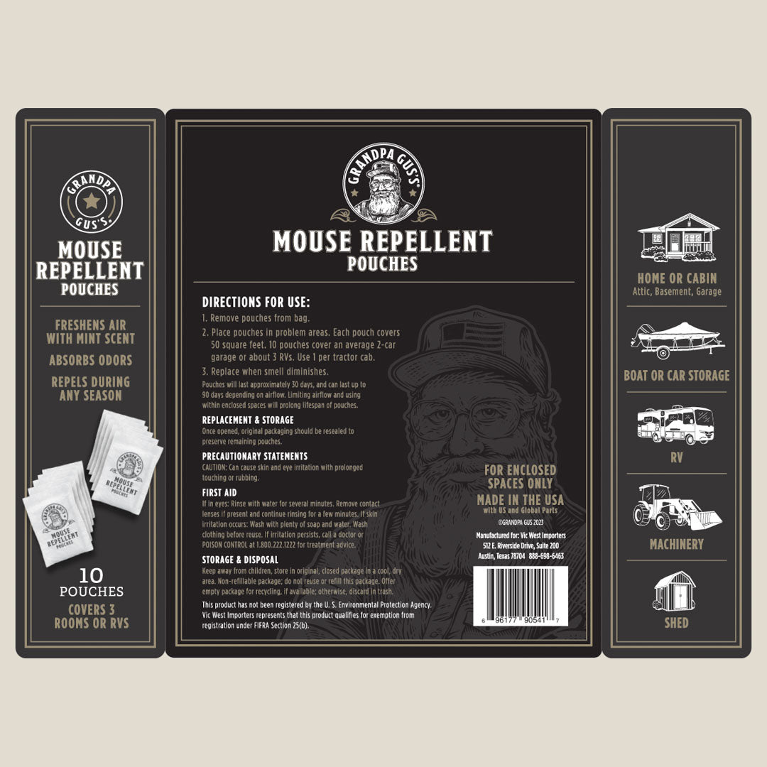 Mouse Repellent Pouches