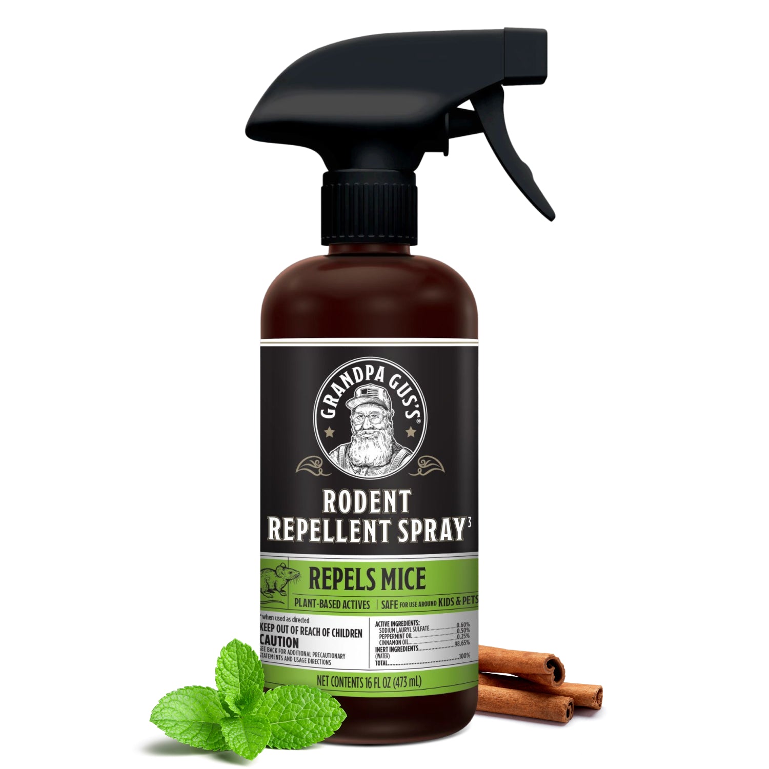 rat repellent spray for garden Grandpa Gus's 1 Gal. Ready-To-Use Potent Mouse Pest Repellent Spray