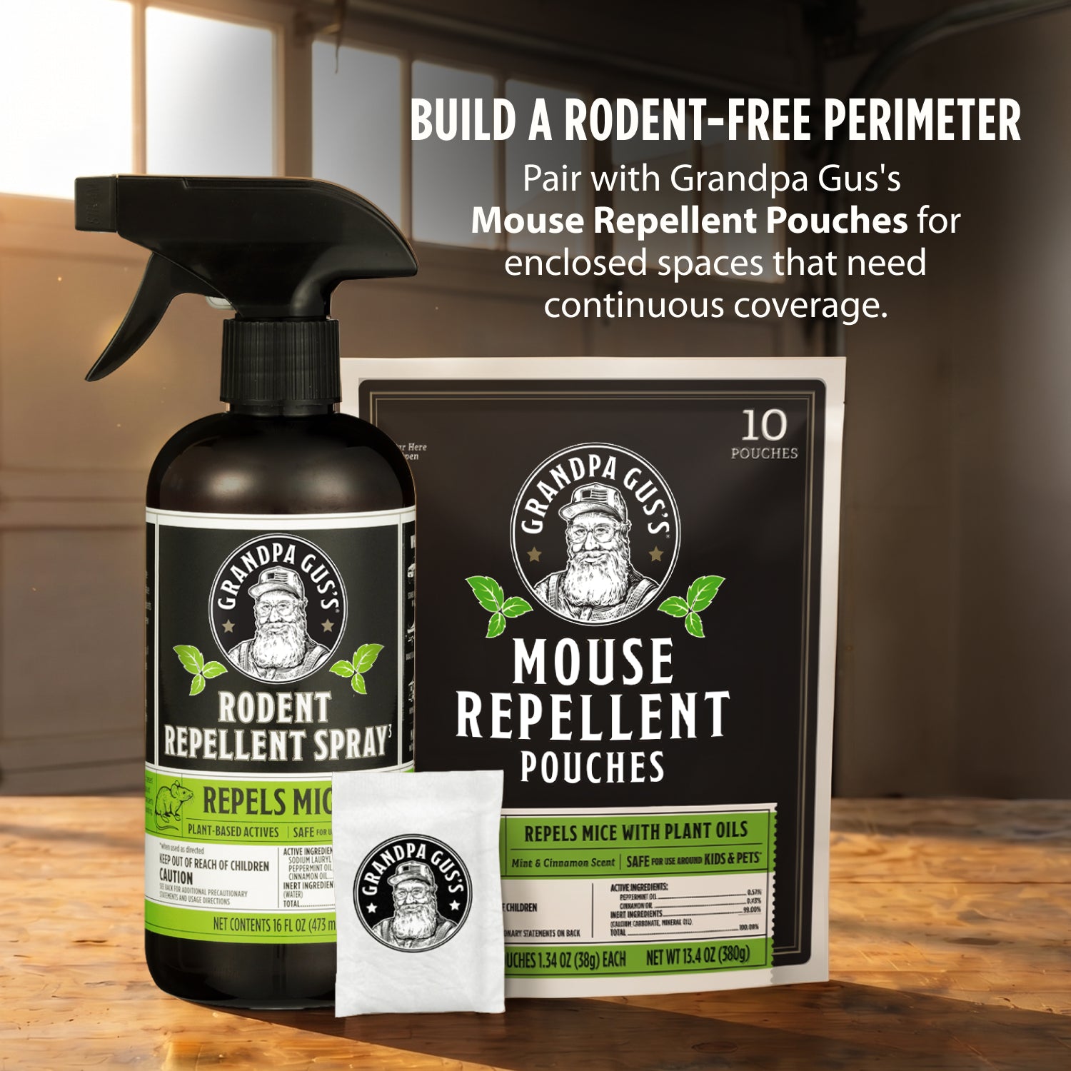 Grandpa Gus's Rodent Repellent Spray