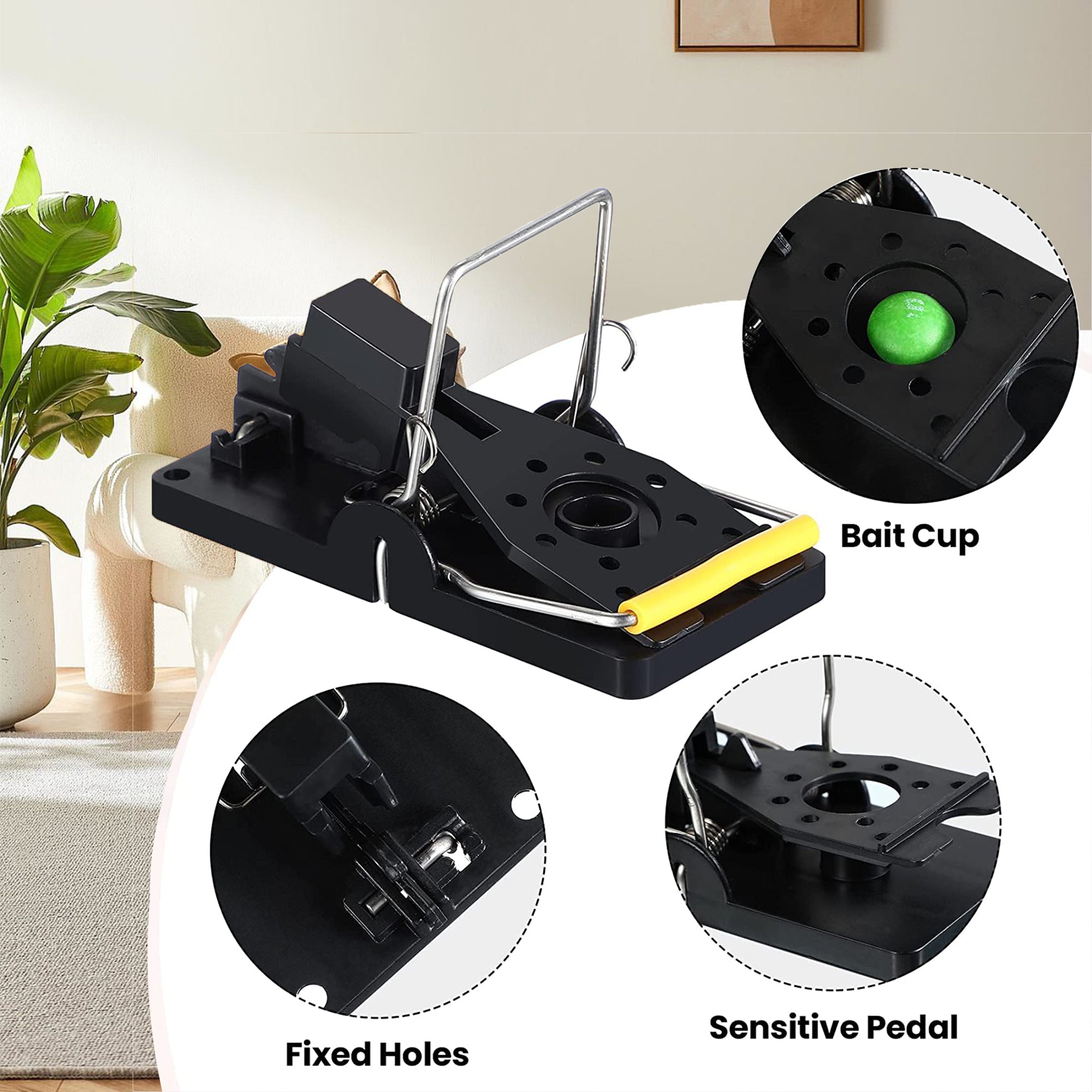 Small Snap Traps for Mice (12 Pack)