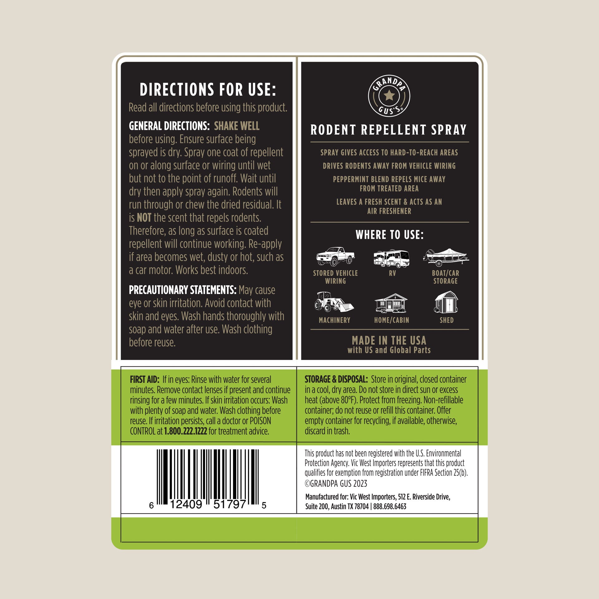Rodent Repellent Spray 3