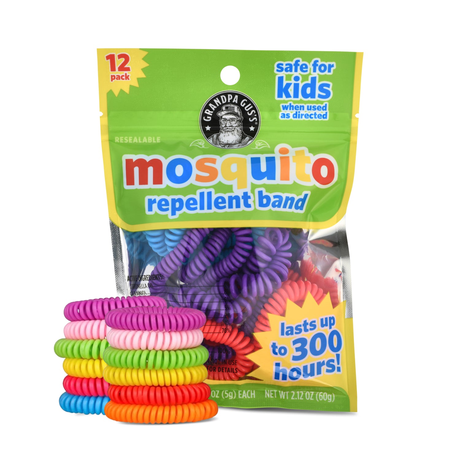 Mosquito Bands (Assorted - 12 Pack)