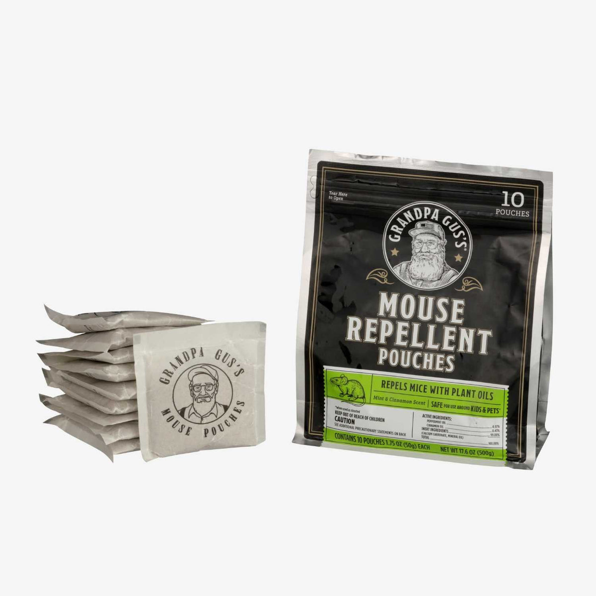 Grandpa Gus's Natural Mouse Repellent Pouches