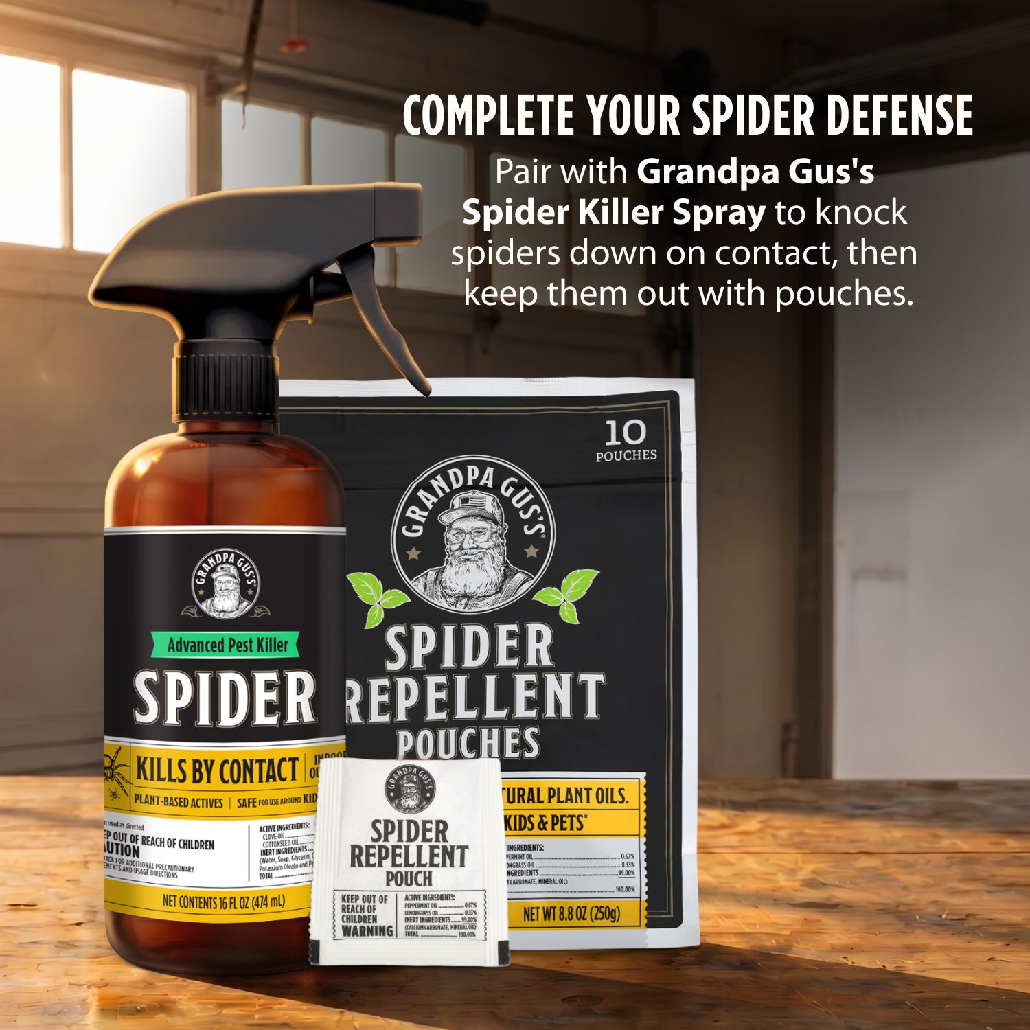 Spider Repellent Pouches