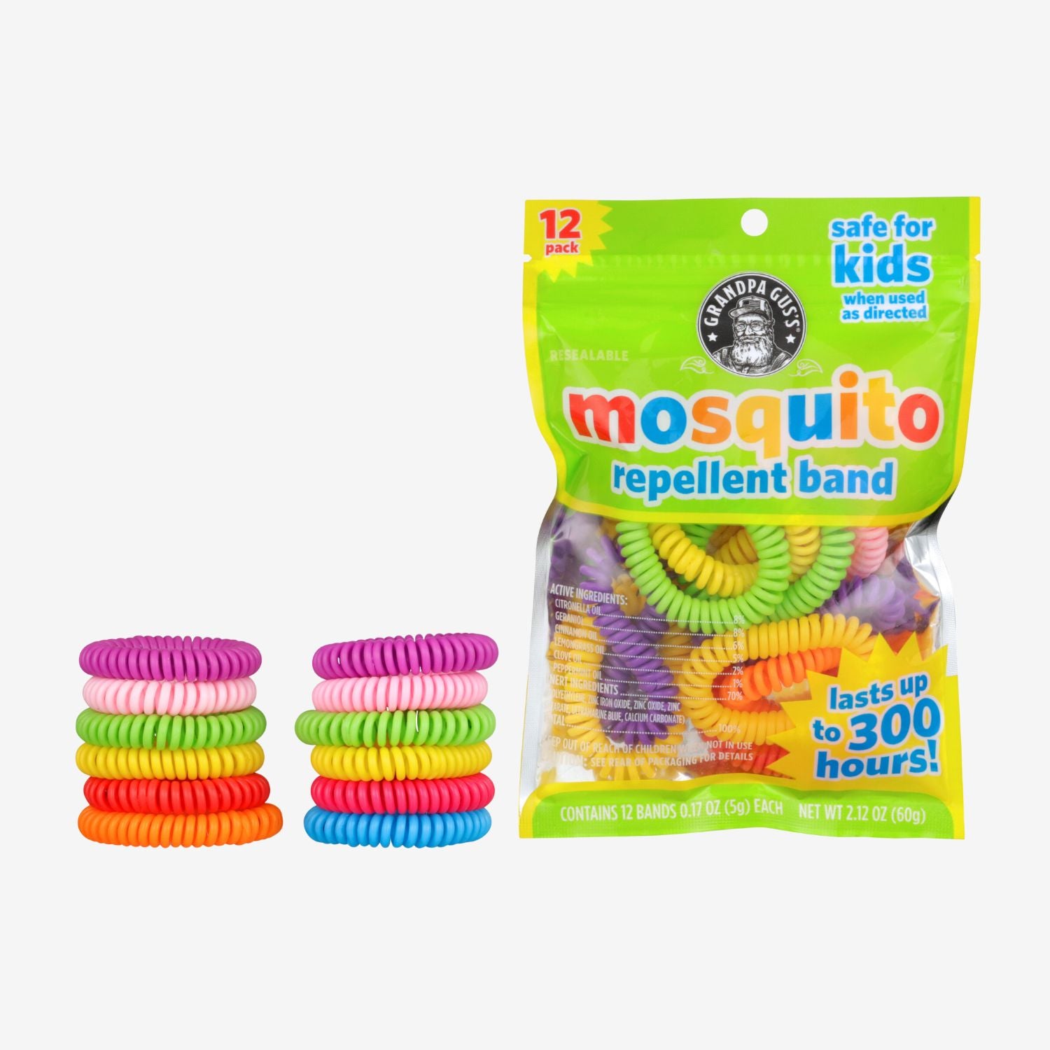 Mosquito Bands (Assorted - 12 Pack)