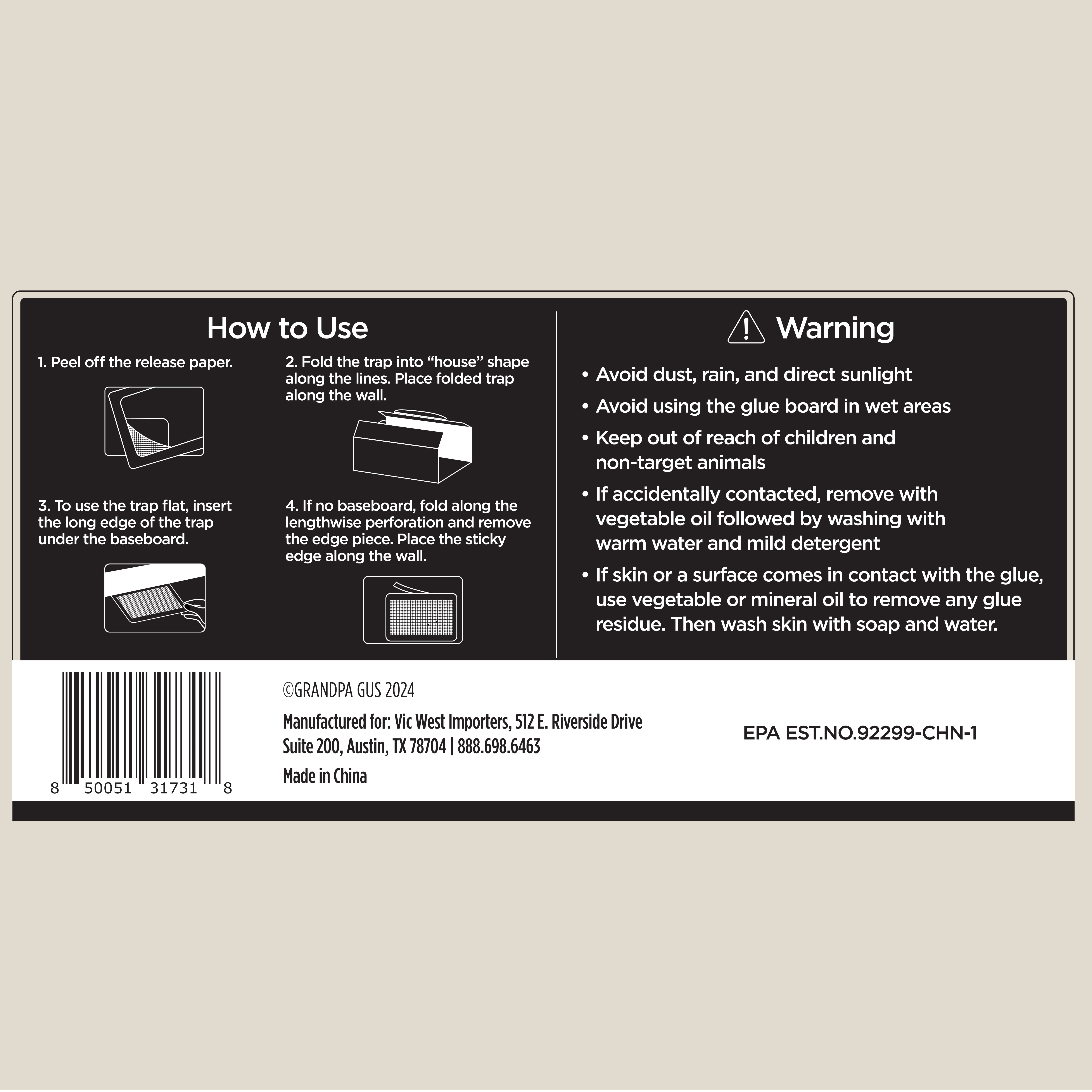 Mouse & Insect Glue Board Traps