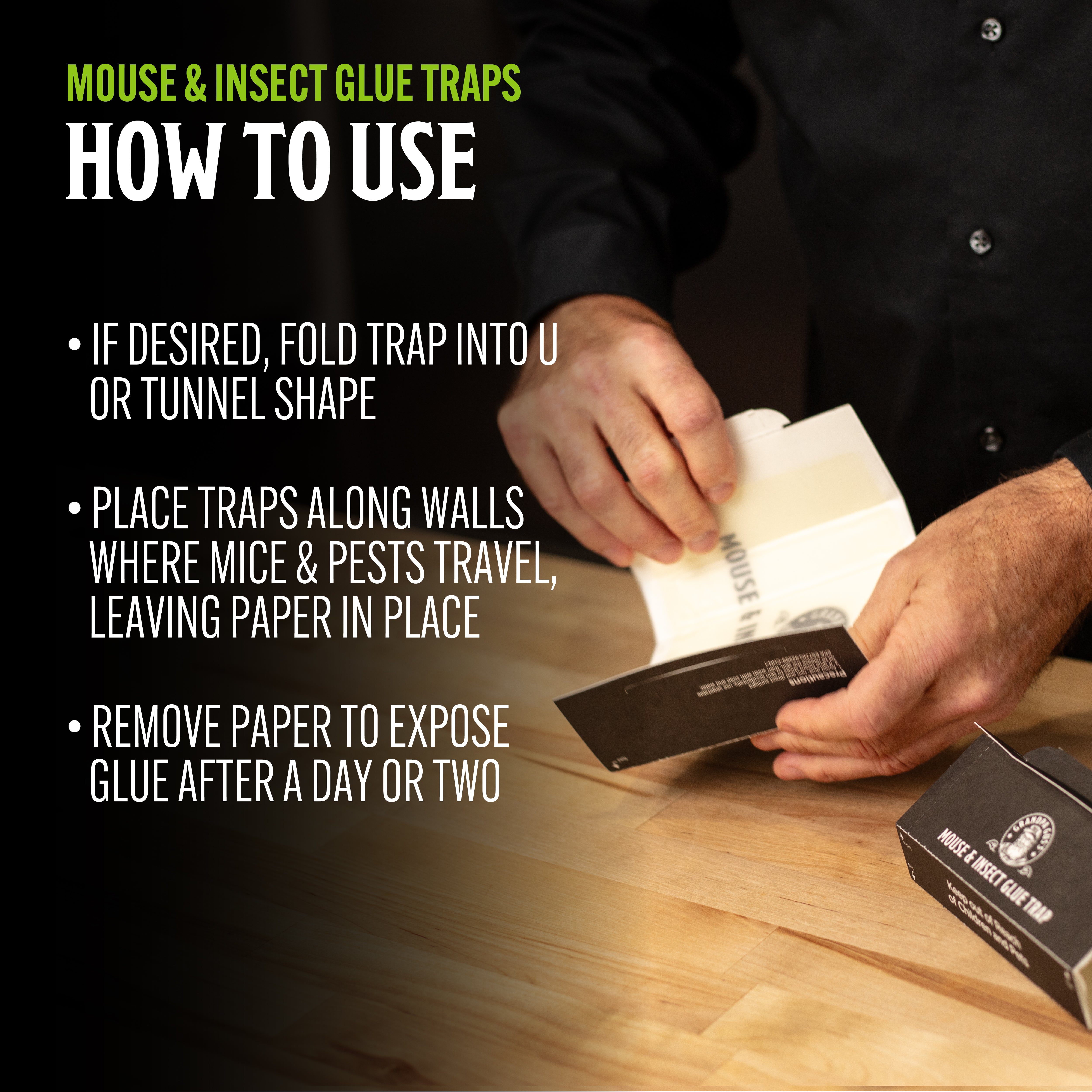 Mouse & Insect Glue Board Traps – Grandpa Gus
