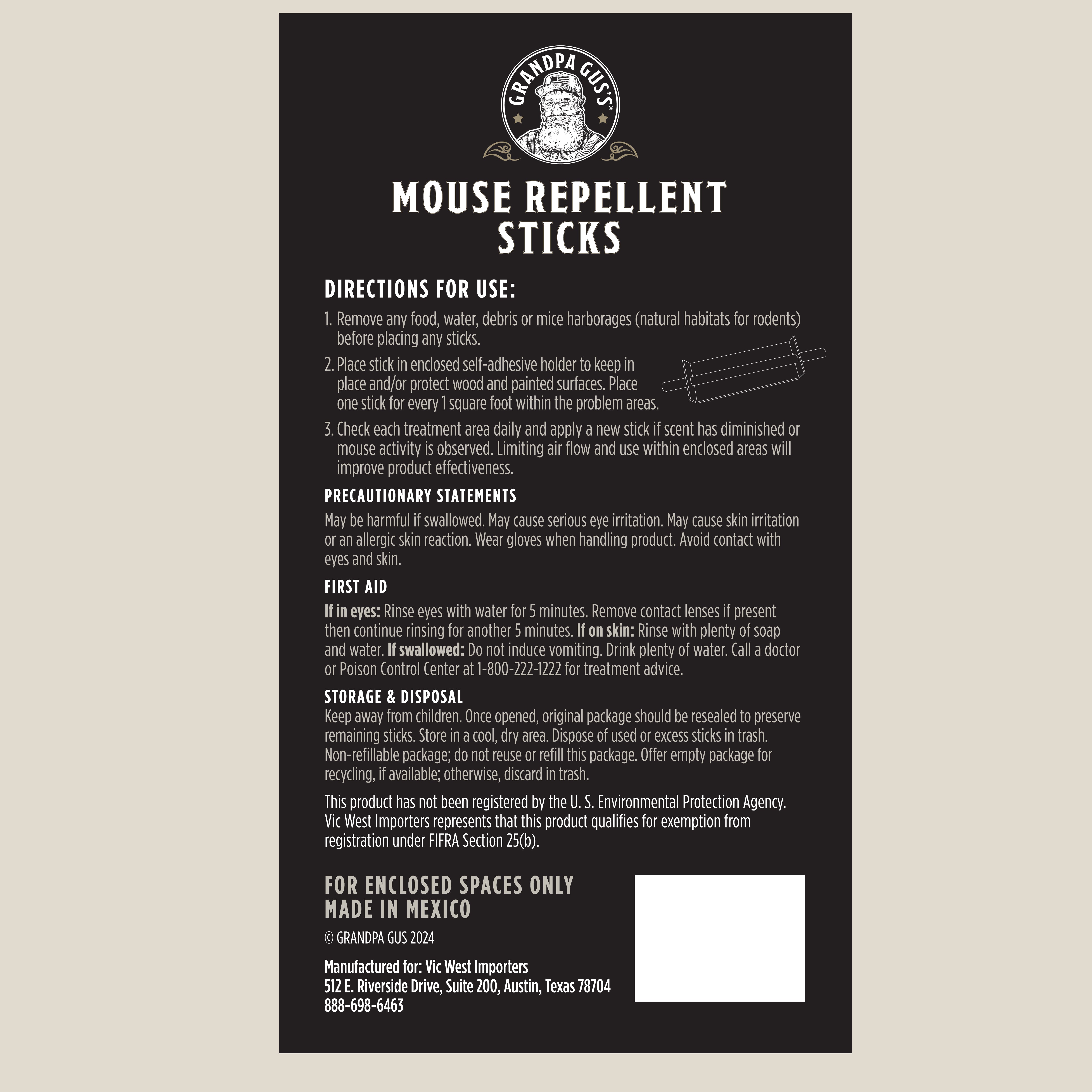 Mouse Repellent Sticks