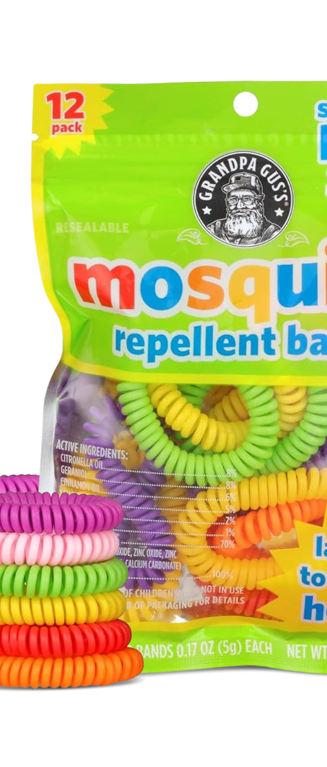 Mosquito Bands (Assorted - 12 Pack)