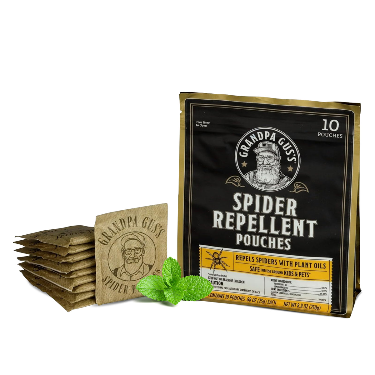 mint plant spider repellent Spider Repellent Pouches (10-Pack)