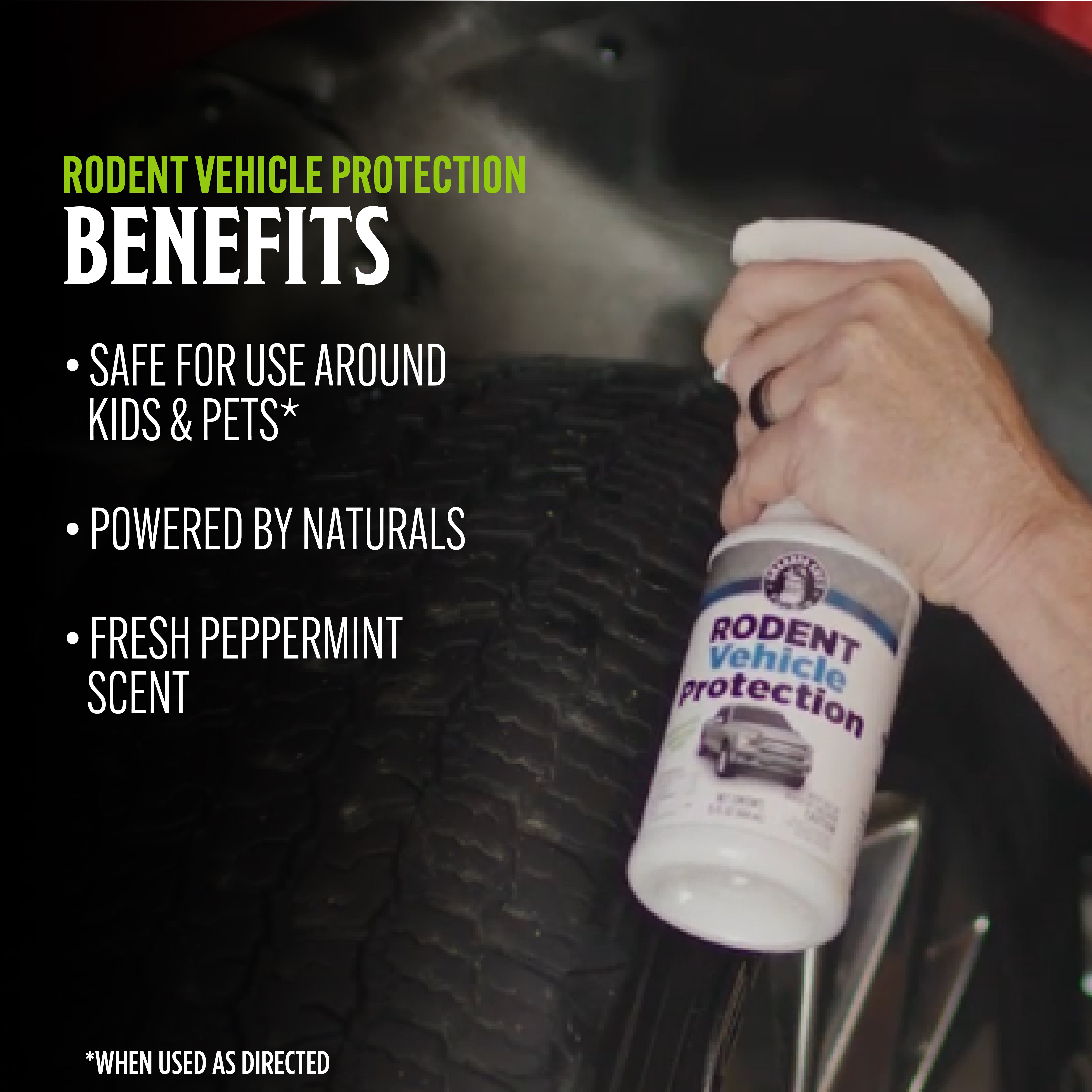 Rodent Vehicle Protection Spray