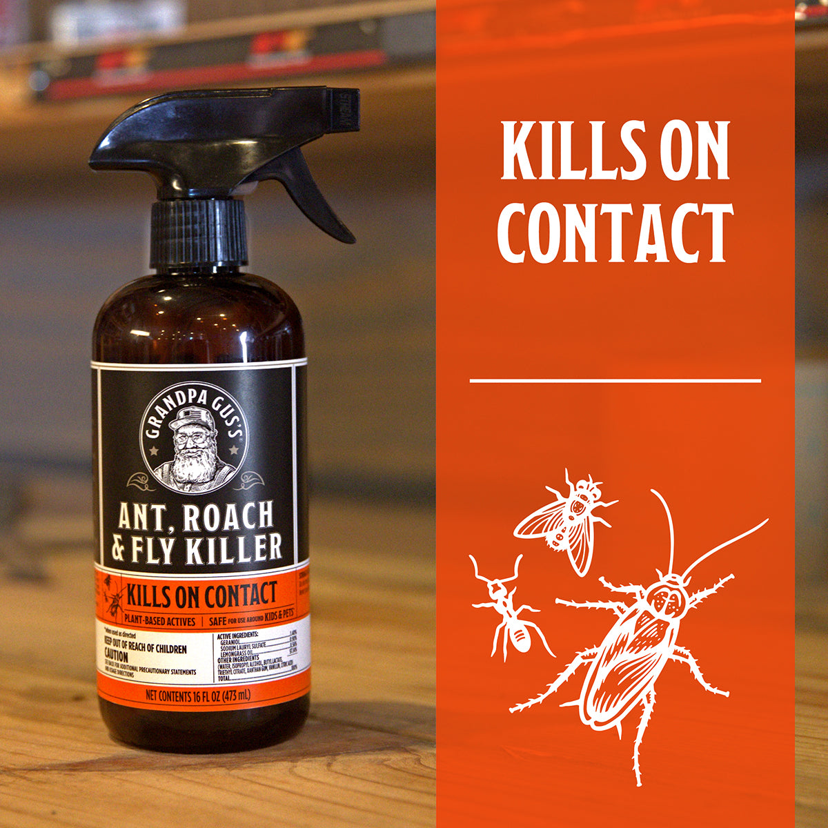 Ant, Roach, and Fly Killer Spray