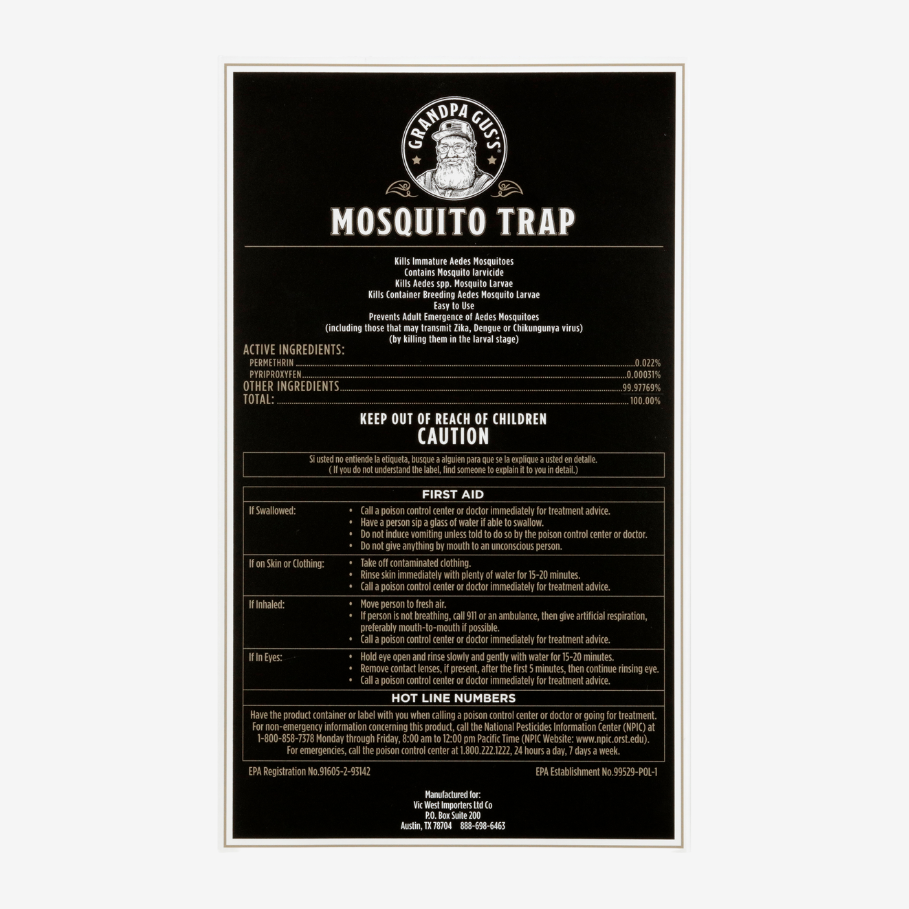 Grandpa Gus's Mosquito Trap - Thumbnail 2
